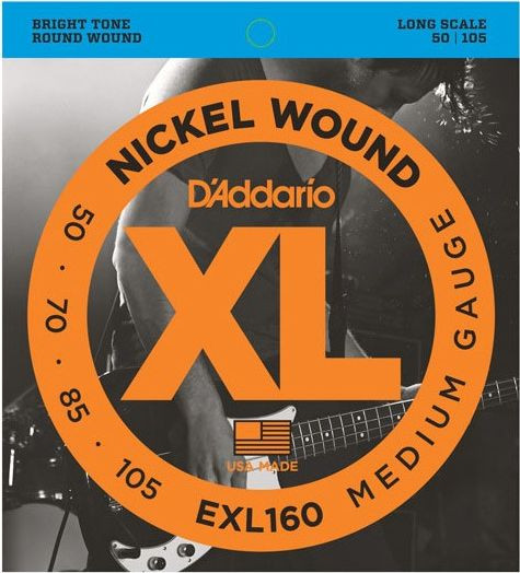 Hlavní obrázek Tvrdost .050+ D'ADDARIO EXL160 Medium - .050 - .105