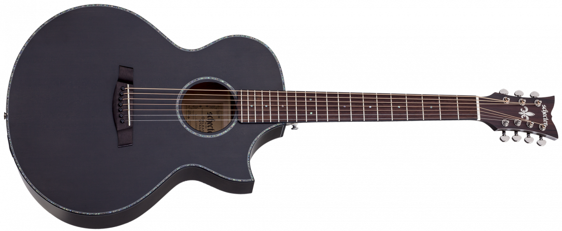 Hlavní obrázek Jumbo SCHECTER Orleans Stage-7 Acoustic - Satin See Thru Black