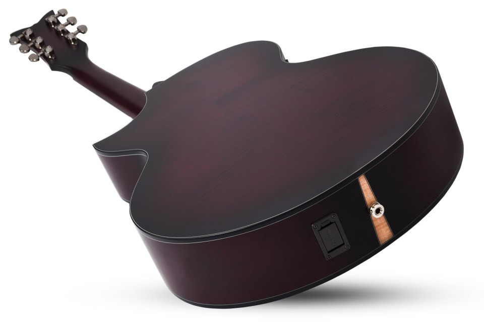 Hlavní obrázek Další tvary SCHECTER Orleans Stage Acoustic Vampyre Red Burst Satin