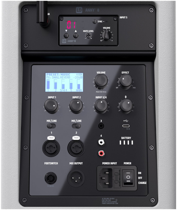 Hlavní obrázek Aktivní reproboxy LD SYSTEMS ANNY 8 HHD B8 W