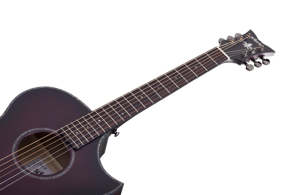 Hlavní obrázek Další tvary SCHECTER Orleans Stage Acoustic Vampyre Red Burst Satin