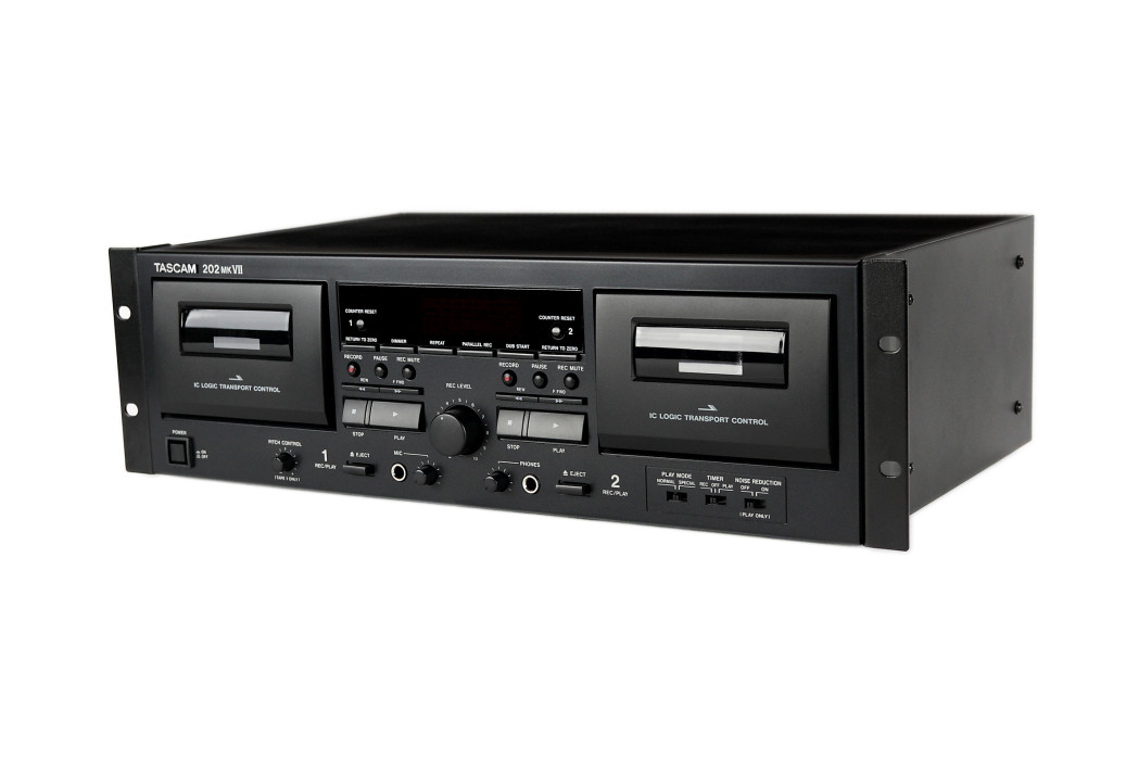 Hlavní obrázek Profesionální CD/DVD/USB/SD/MC přehrávače TASCAM 202MKVII