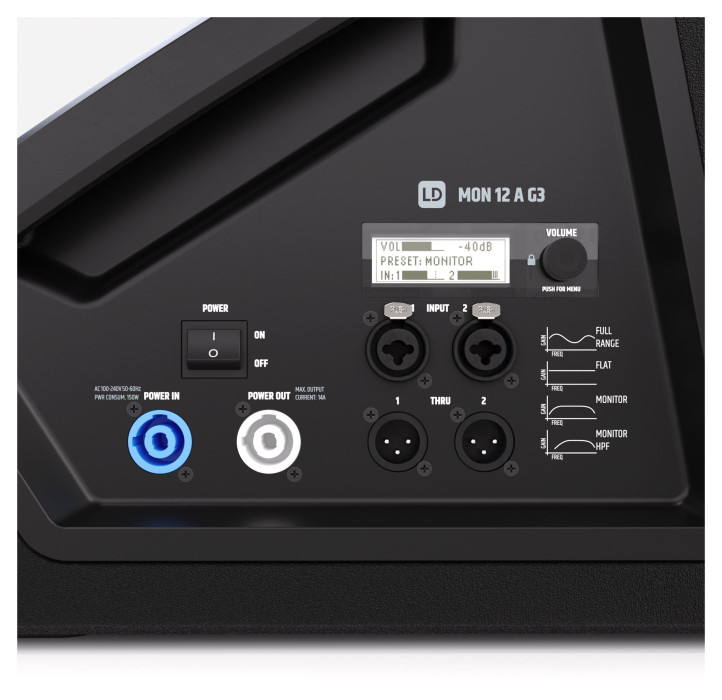 Hlavní obrázek Aktivní pódiové odposlechy LD SYSTEMS MON 12 A G3