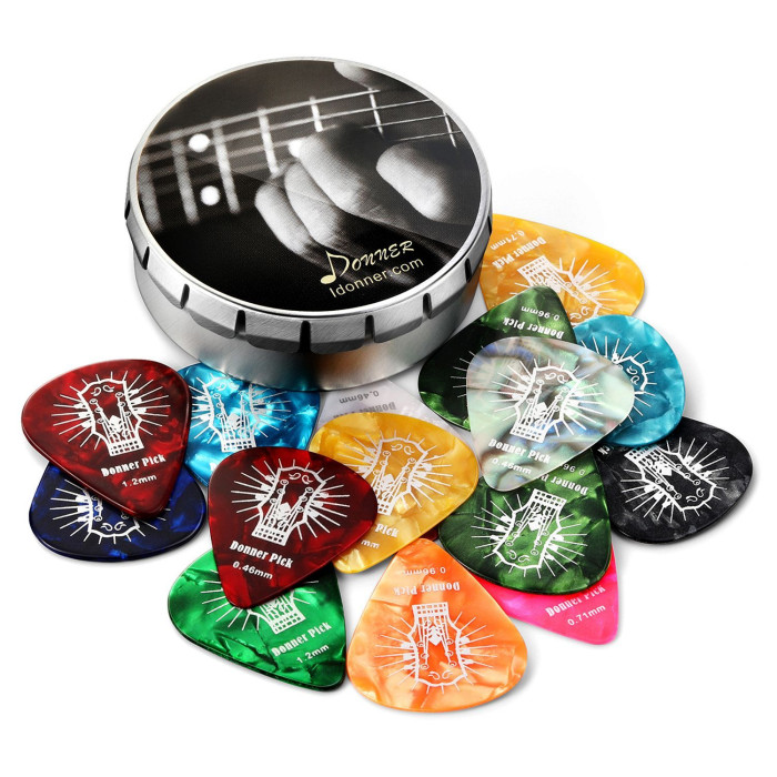 Hlavní obrázek Ostatní DONNER EC854 Celluloid Guitar Picks 16 Pack