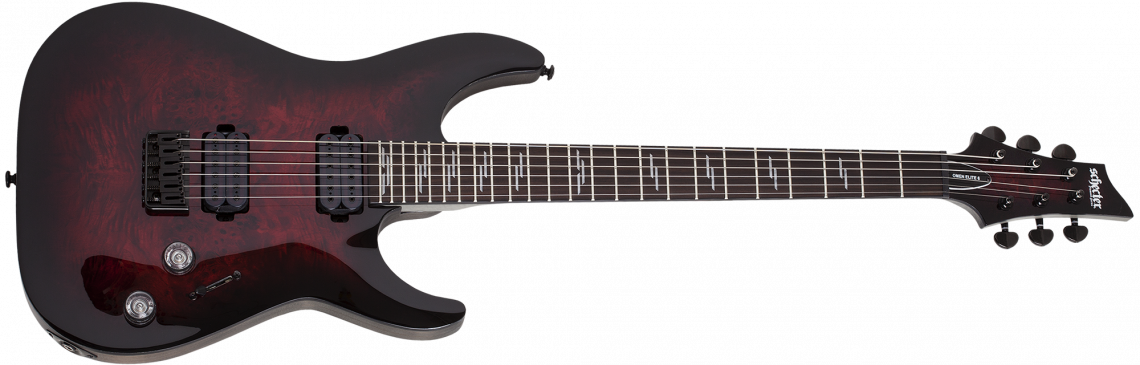 Hlavní obrázek Superstrat SCHECTER Omen Elite-6 - Black Cherry Burst