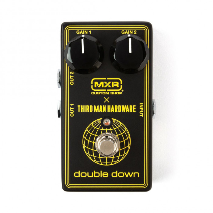 Hlavní obrázek Overdrive, distortion, fuzz, boost DUNLOP CSP042 MXR X THIRD MAN HARDWARE DOUBLE DOWN PEDAL