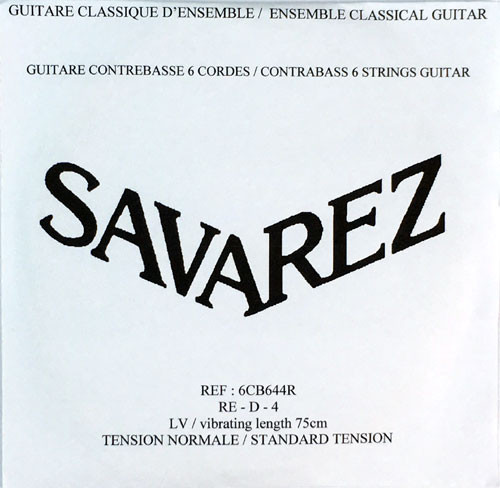 Hlavní obrázek Ostatní struny pro klasickou kytaru SAVAREZ 6CB644R