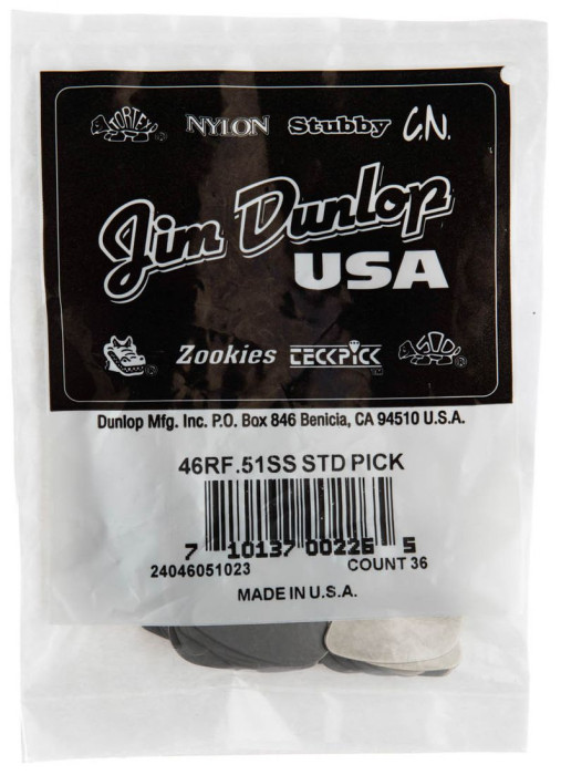 Hlavní obrázek Ostatní DUNLOP Stainless Steel Standard Pick 0.51mm