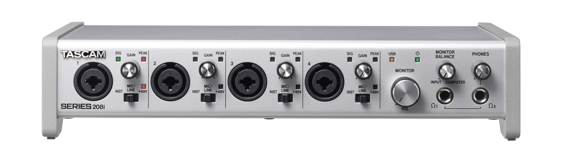 Hlavní obrázek USB zvukové karty TASCAM SERIES 208i A-Stock