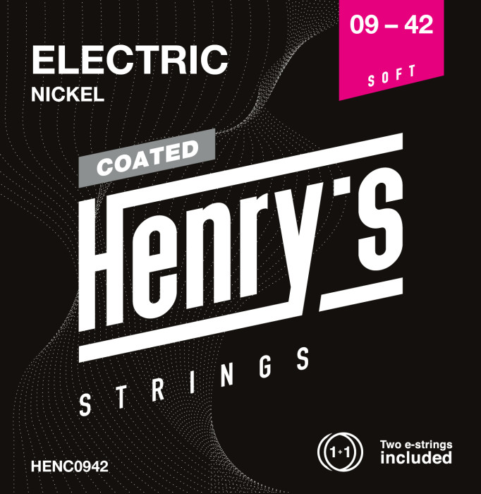 Hlavní obrázek Tvrdost .009 HENRY’S HENC0942 Coated Electric Nickel - 009“ - 042”
