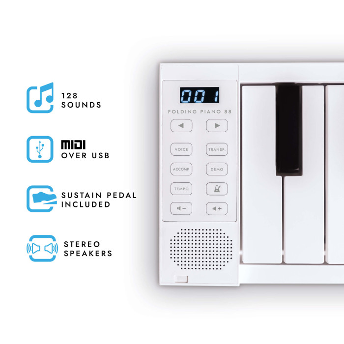 Hlavní obrázek Stage piana CARRY-ON Folding Piano 88 - White
