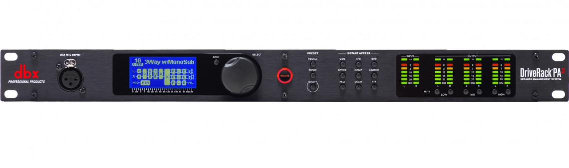 Hlavní obrázek Studio a nahrávání DBX DRIVERACK PA2