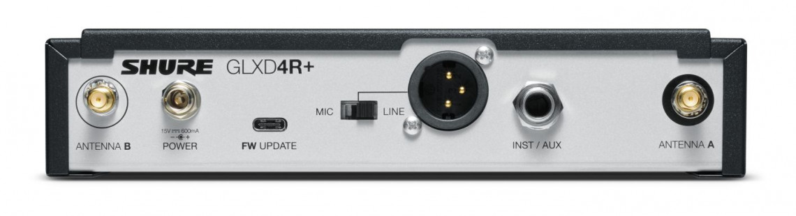 Hlavní obrázek S ručním mikrofonem SHURE GLXD24R+/SM58