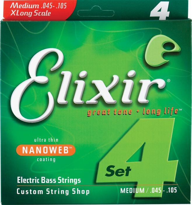 Hlavní obrázek Pro akustickou baskytaru ELIXIR Bass Long Scale Nanoweb 14502