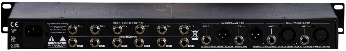 Hlavní obrázek Sluchátkové zesilovače a distributory ART Headamp6 B-Stock
