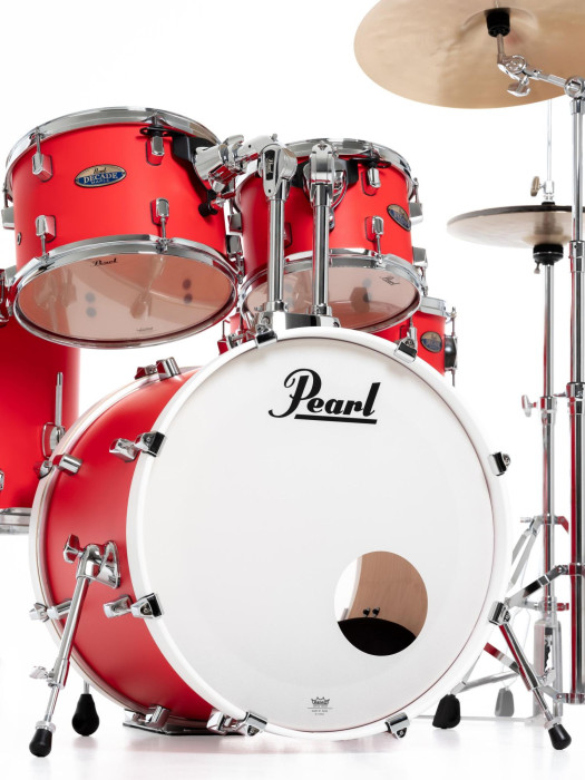 Hlavní obrázek 20“; 10“, 12“; 14“ PEARL DMP905/C899 Decade Maple - Matte Racing Red