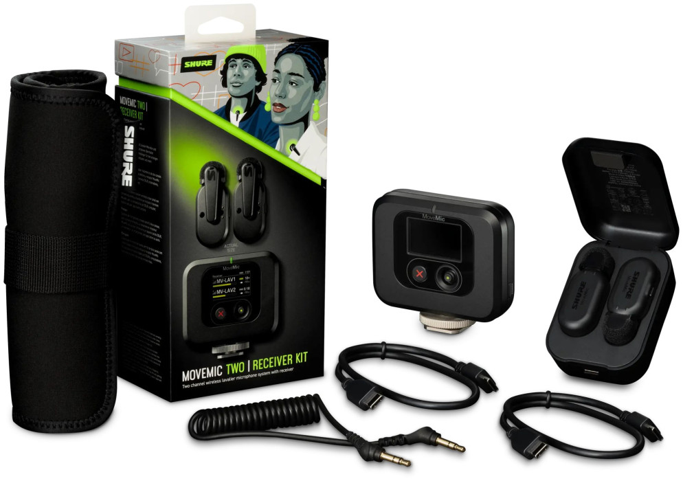 Hlavní obrázek S klopovým mikrofonem (lavalier) SHURE MOVEMIC TWO RECEIVER KIT