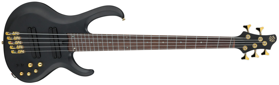 Hlavní obrázek 5strunné IBANEZ BTB605LM-BKF - Black Flat Light-Angled