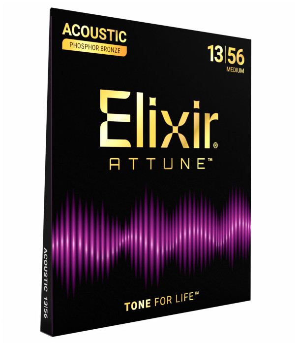 Hlavní obrázek Tvrdost .013 ELIXIR Attune Acoustic Phosphor Bronze Medium .013 - .056