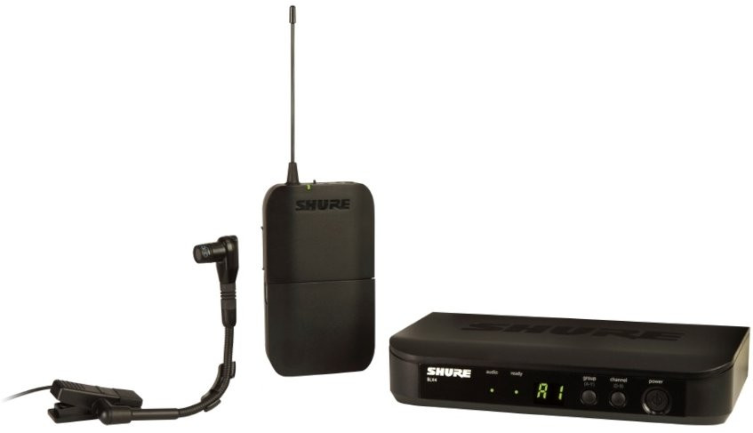 Hlavní obrázek S nástrojovým mikrofonem SHURE BLX14E/B98 K3E 606 - 630 MHz