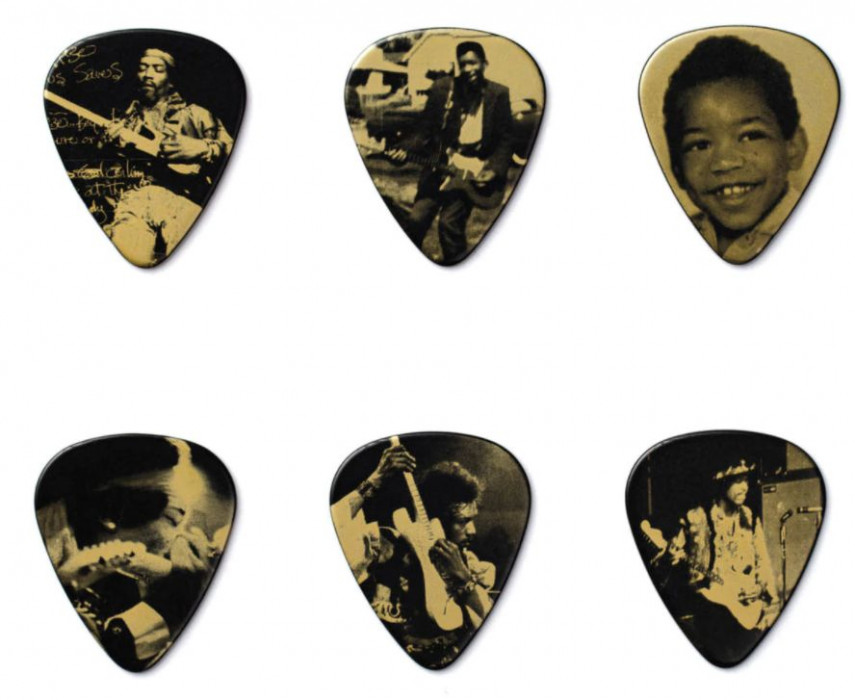 Hlavní obrázek Tvrdost do 2.0 DUNLOP JHPT10H Jimi Hendrix West Coast Boy Pick Tin