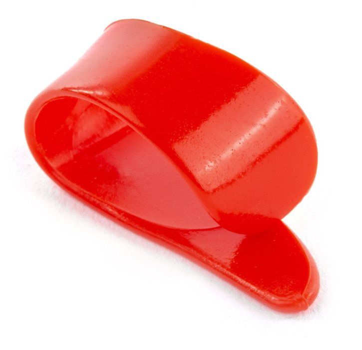 Hlavní obrázek Prstýnky DUNLOP Red Thumbpick Medium - 12 pack