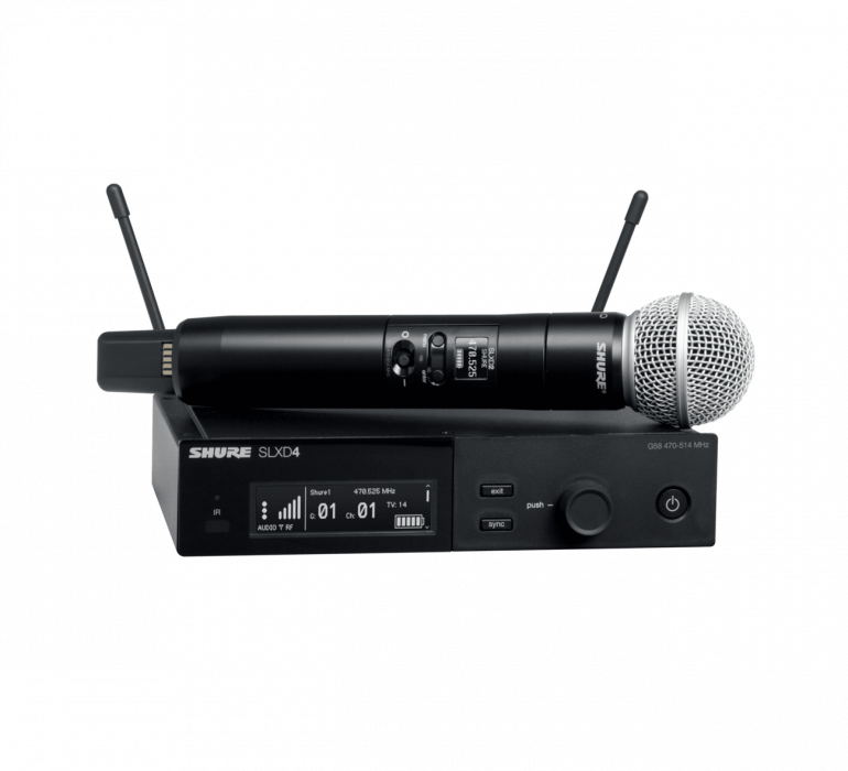 Hlavní obrázek S ručním mikrofonem SHURE SLXD24E/SM58-J53