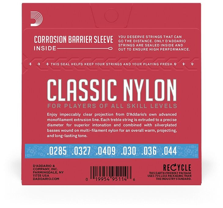 Hlavní obrázek Hard tension D'ADDARIO EJ27H Classic Nylon Heavy - .029 - .044