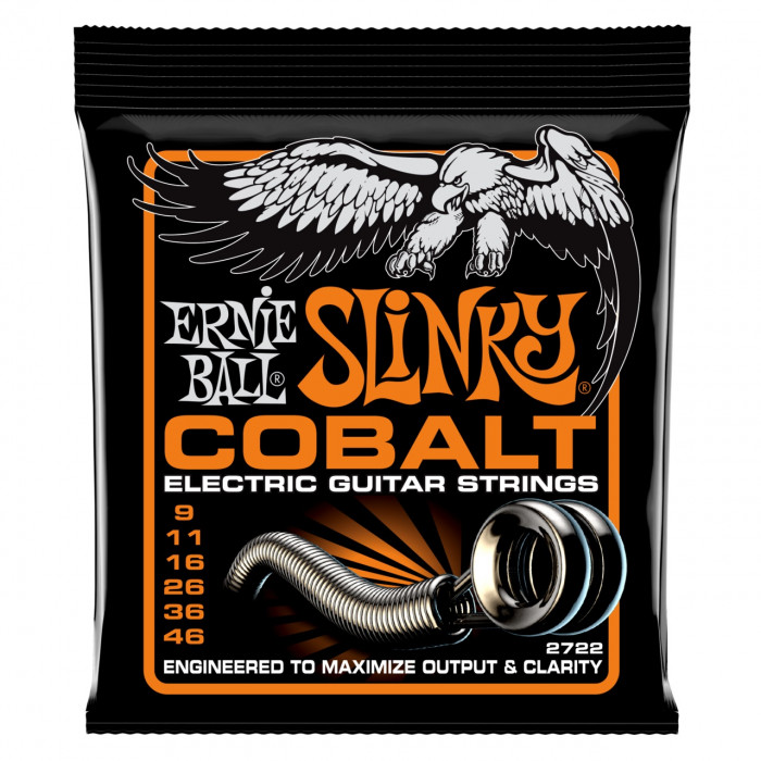 Hlavní obrázek Tvrdost .009 ERNIE BALL P02722 Cobalt Hybrid Slinky - .009 - .046