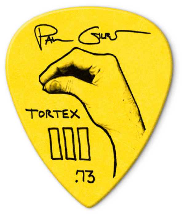 Hlavní obrázek Tvrdost 0.73 DUNLOP PG462P PAUL GILBERT CUSTOM TORTEX TIII PICK .73MM - 12 ks
