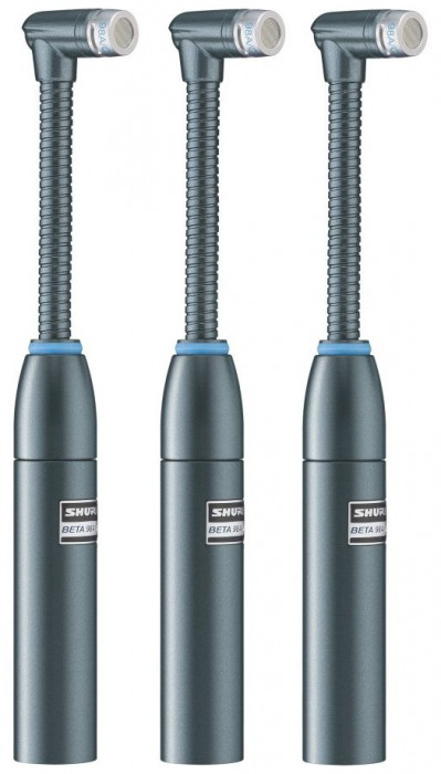 Hlavní obrázek Malomembránové kondenzátorové mikrofony SHURE BETA 98 AMP/C 3 Pack