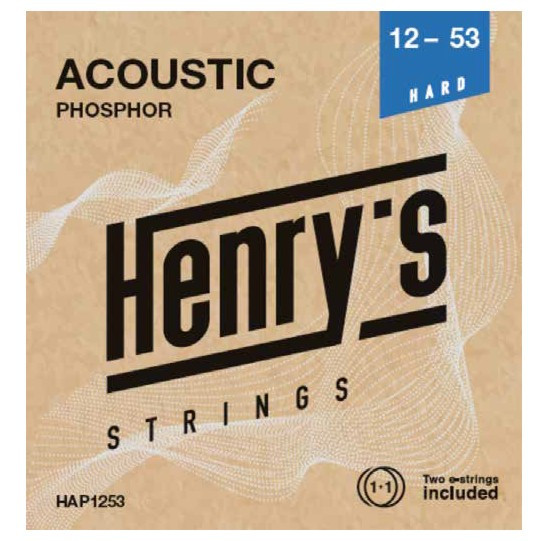 Hlavní obrázek Tvrdost .012 HENRY’S HAP1253 Acoustic Phosphor - 012“ - 053“