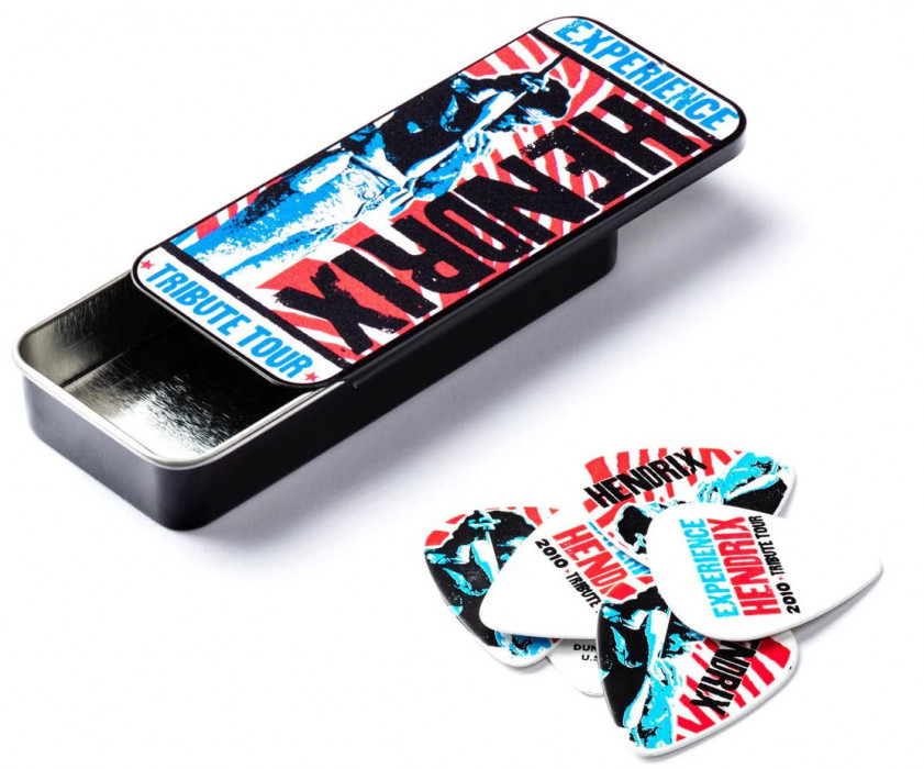 Hlavní obrázek Tvrdost 1.0 DUNLOP JHPT09M Jimi Hendrix Tribute Tour Pick Tin