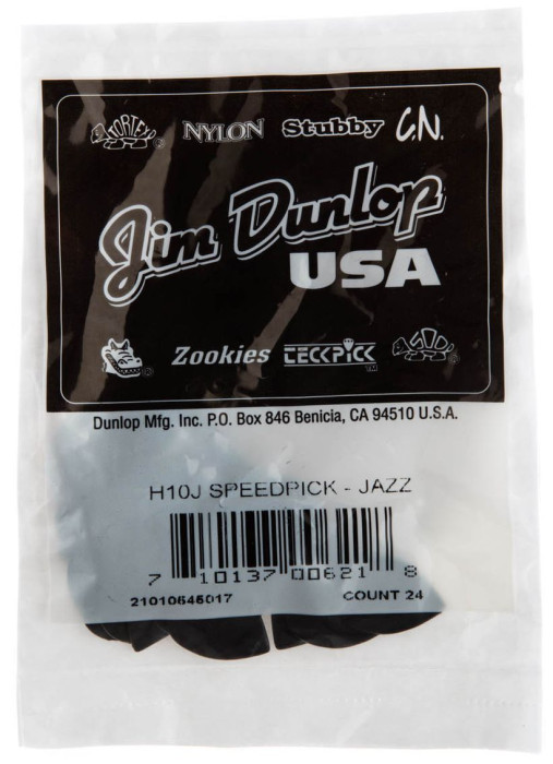 Hlavní obrázek Ostatní DUNLOP SPEEDPICK - HEAVY JAZZ - 10 DEGREE ANGLE - 24 PACK