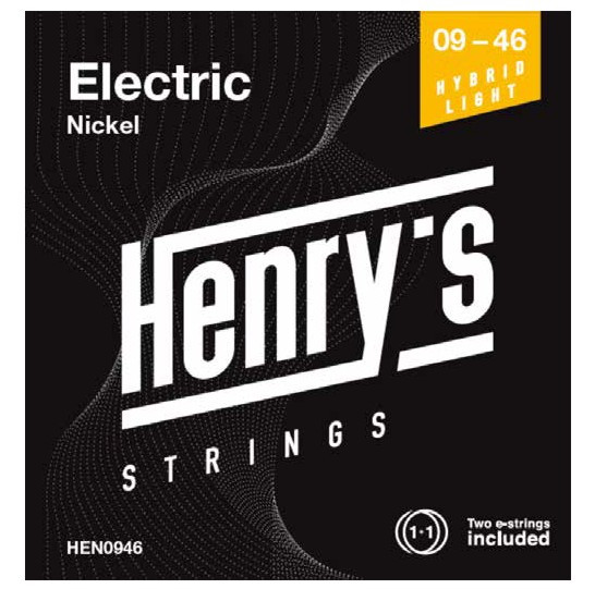 Hlavní obrázek Tvrdost .009 HENRY’S HEN0946 Electric Nickel - 009“ - 046“