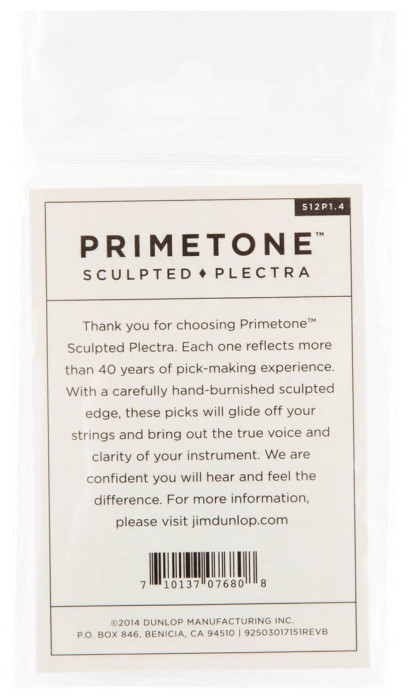 Hlavní obrázek Tvrdost do 2.0 DUNLOP Primetone Triangle Grip Pick 1.4mm, 12ks