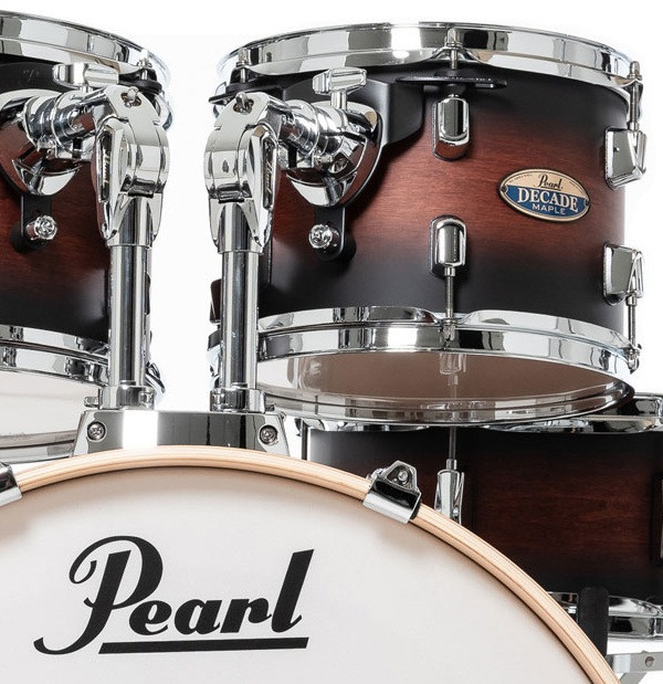 Hlavní obrázek Jednotlivé bubny PEARL DMP1007T/C260 Decade Maple 10”x7” - Satin Brown Burst