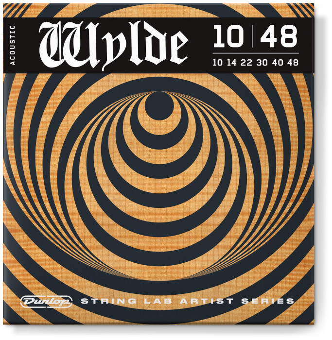 Hlavní obrázek Tvrdost .010 DUNLOP Zakk Wylde String Lab Acoustic Guitar Strings .10 - .48