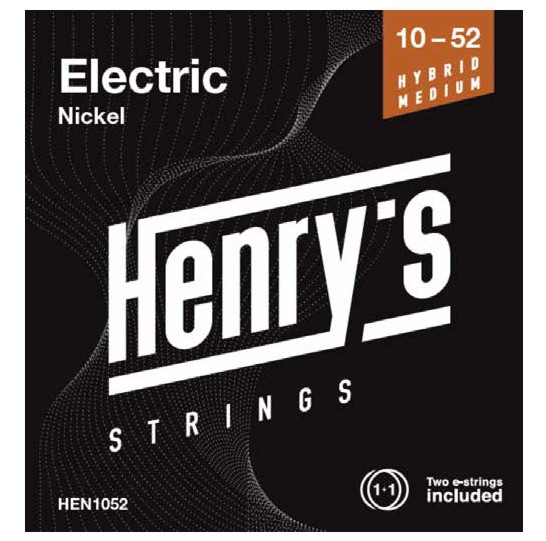 Hlavní obrázek Tvrdost .010 HENRY’S HEN1052 Electric Nickel - 010“ - 052“