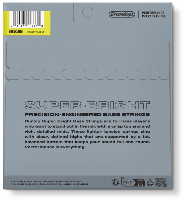 Hlavní obrázek Příslušenství Super Bright Nickel Wound Bass Strings 30-130