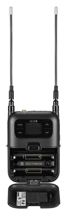Hlavní obrázek S bateriovým přijímačem (ke kamerám) SHURE SLXD35 H56 518-562 MHz