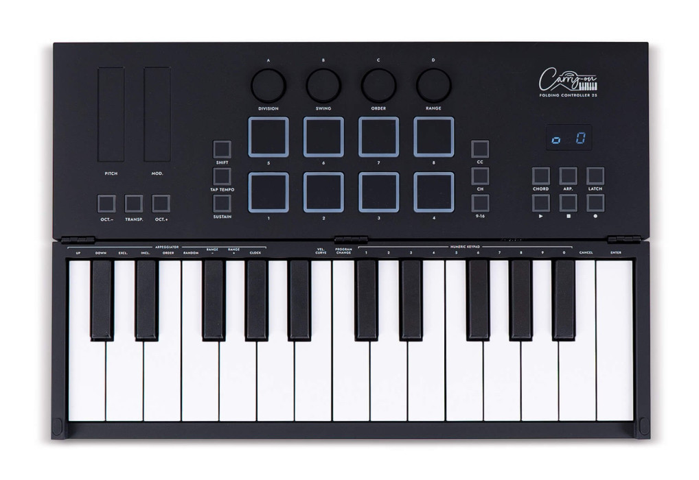 Hlavní obrázek Keyboardy/Klávesy/Kontrolery CARRY-ON Folding Controller 25 - Black