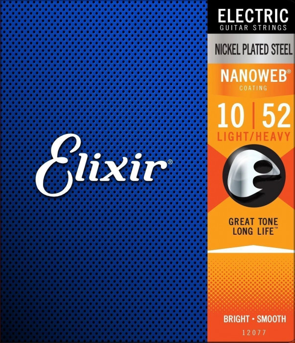 Hlavní obrázek Tvrdost .010 ELIXIR NANOWEB Anti-Rust .010 - .052