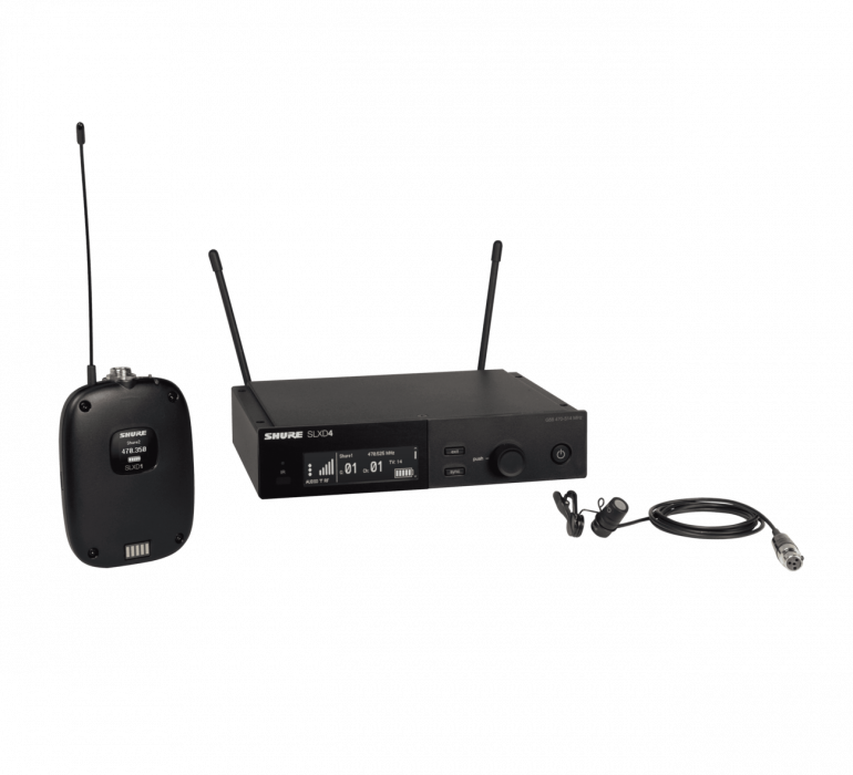 Hlavní obrázek S klopovým mikrofonem (lavalier) SHURE SLXD14E/83-H56