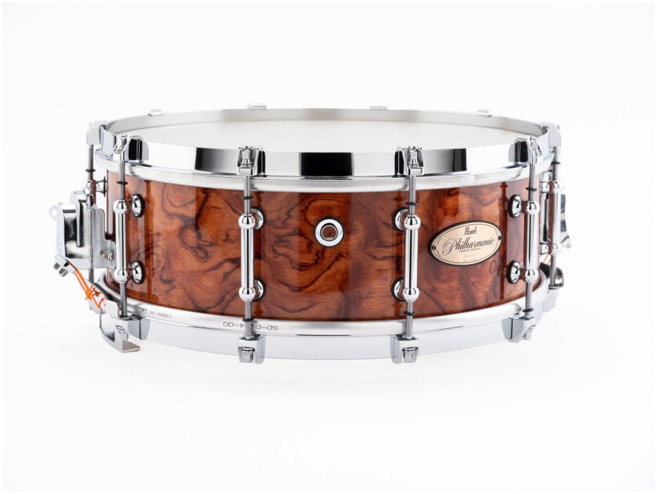 Hlavní obrázek 14" PEARL PHTF1450 Philharmonic 14”x5” Bubinga/Maple/Bubinga - Natural Bubinga Gloss