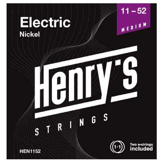 Hlavní obrázek Tvrdost .011 HENRY’S HEN1152 Electric Nickel - 011“ - 052“