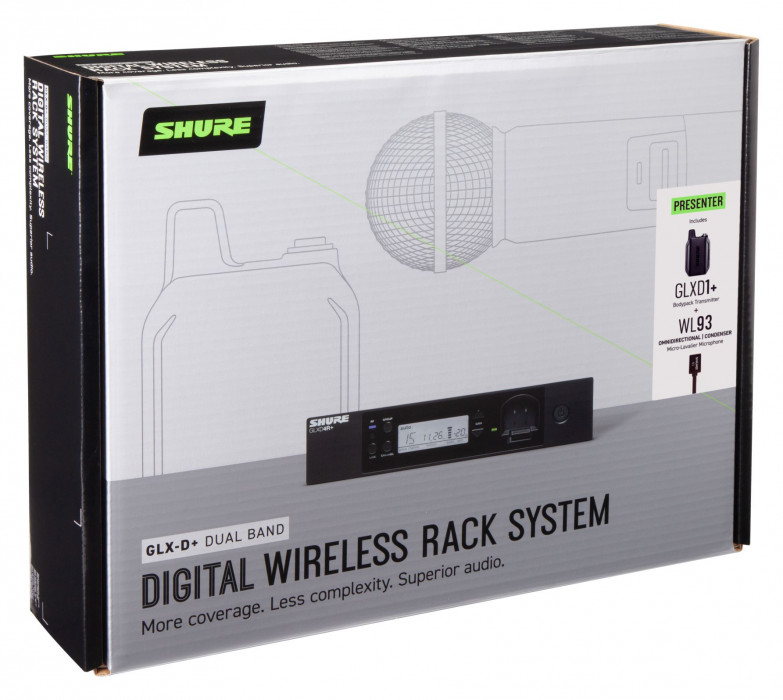 Hlavní obrázek S hlavovým mikrofonem SHURE GLXD14R+/93