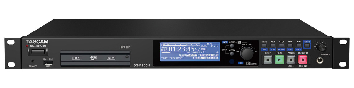 Hlavní obrázek Stereo rekordery (stolní/rackové) TASCAM SS-R250N