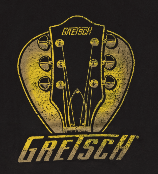 Hlavní obrázek Oblečení a dárkové předměty GRETSCH Headstock Pick T-Shirt, Black, Small