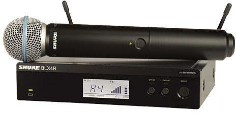 Hlavní obrázek S ručním mikrofonem SHURE BLX24RE/B58 M17 662 - 682 MHz